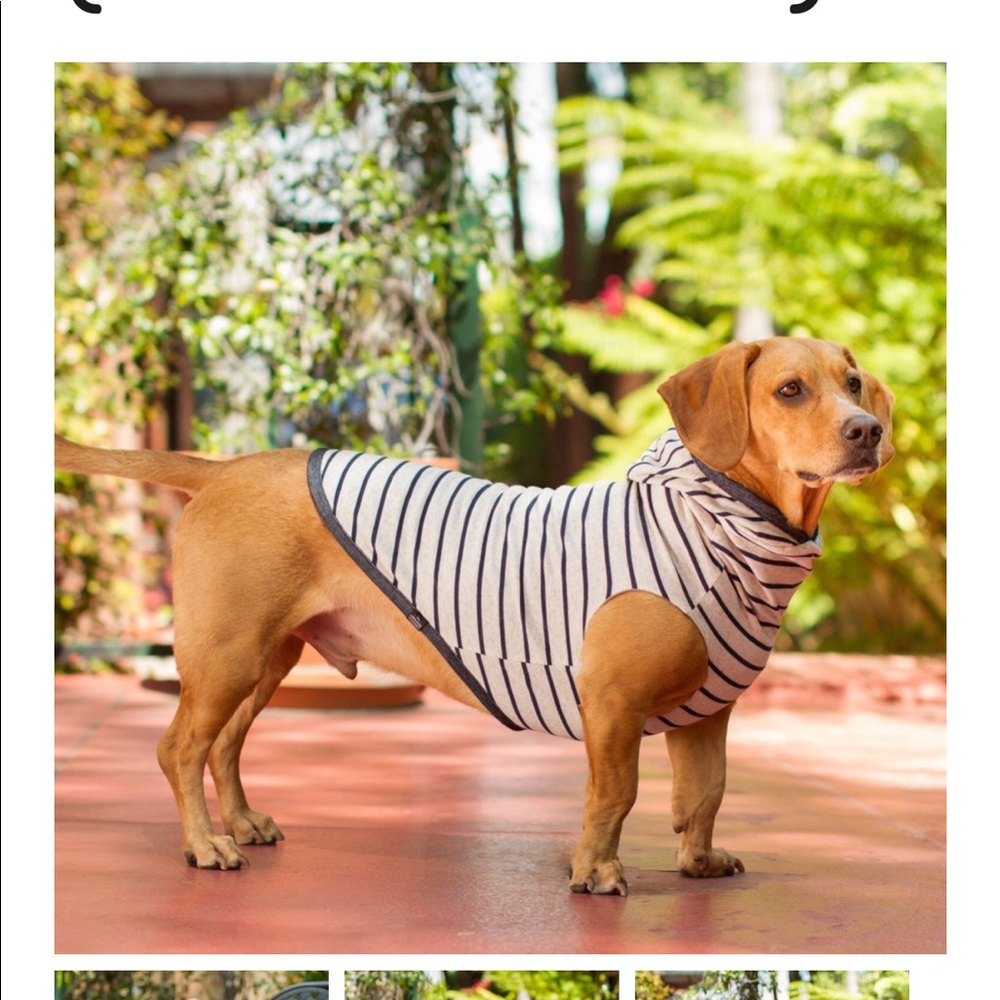 The Long Dog Hoodie T-Shirt, Sailor size Medium